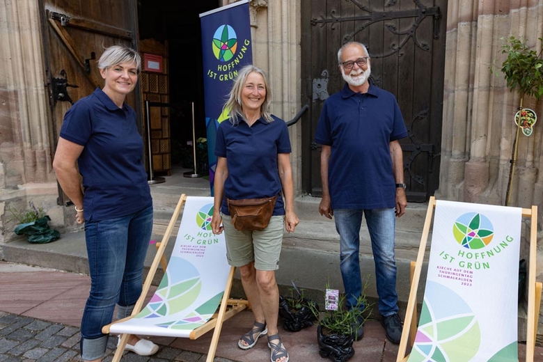 „Hoffnung ist grün“: EKKW präsentiert sich am Thüringentag 2023