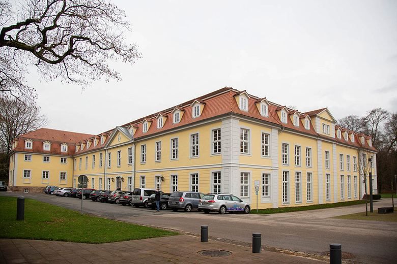 Das Gästehaus mit Synodalsaal in Hofgeismar.