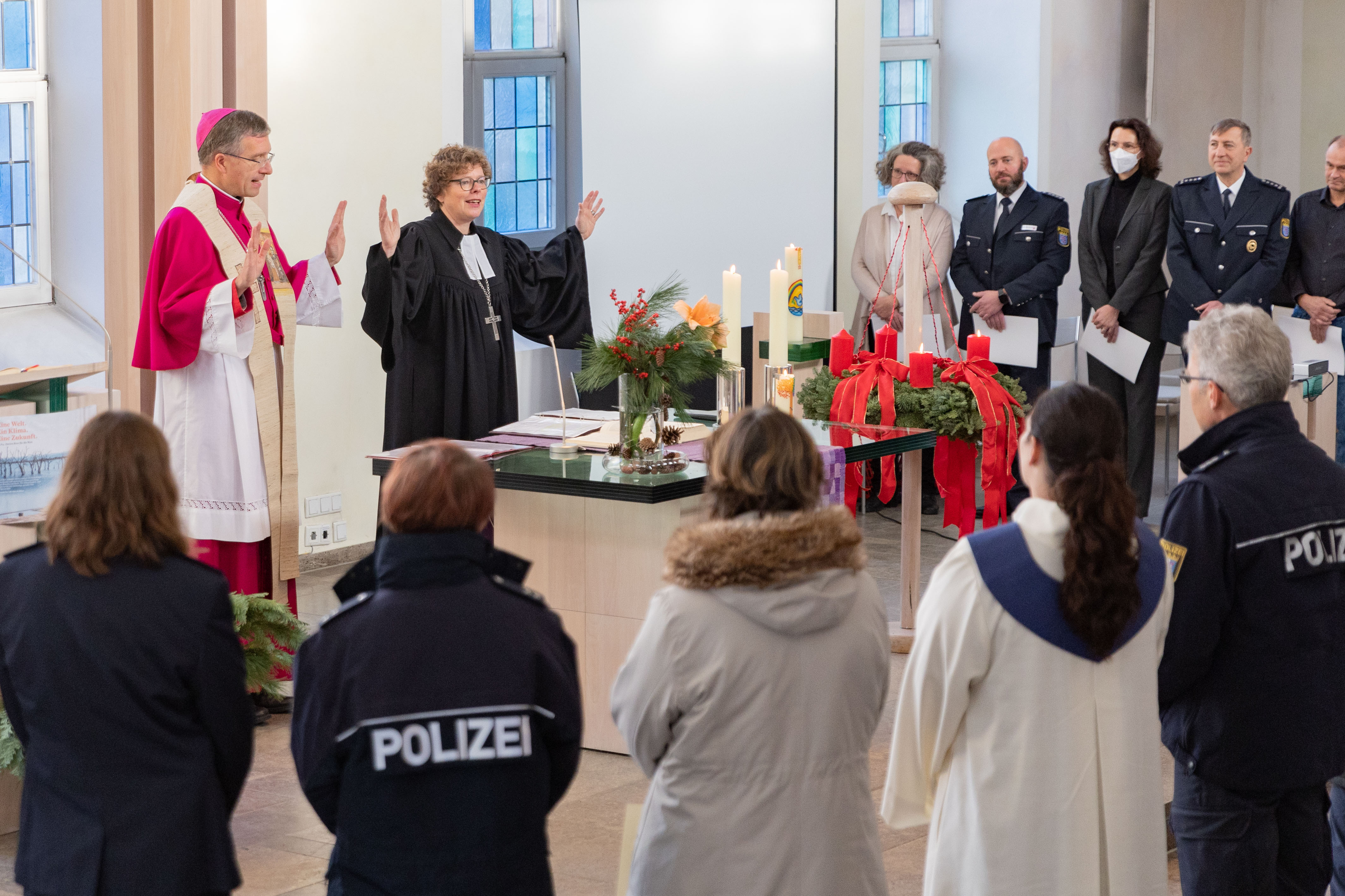 Ökumenischer Adventsgottesdienst der Polizeiseelsorge 2022