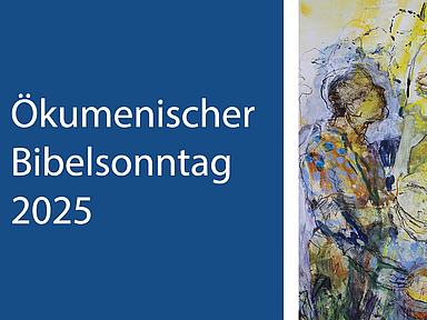 Das Foto zeigt das Kampagnenbild zum Ökumenischen Bibelsonntag 2025. 