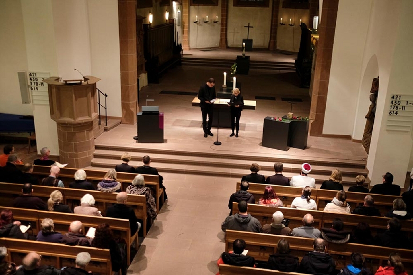 Friedensgebet Marienkirche nach Anschlag in Hanau