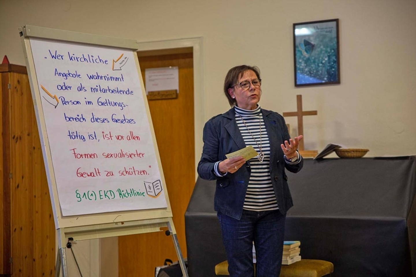 Präventionsschulung zum Thema «Sexualisierte Gewalt» in Vollmarshausen. (Foto: medio.tv/Dellit)