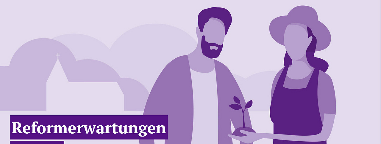 Bildelement "Reformerwartungen" aus der KMU 6-Internetpräsenz der EKD. Copyright: EKD