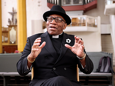 John Lee Hooker junior ist ein US-amerikanischer Bluessänger und der Sohn der Blues-Legende John Lee Hooker. (Foto: medio.tv/Schauderna)