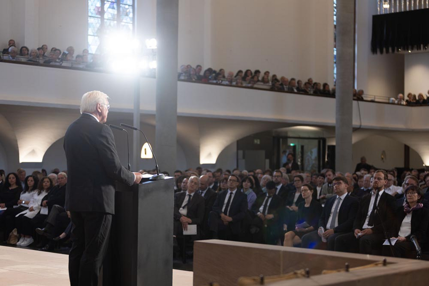 Bundespräsident Frank-Walter Steinmeier - Gedenkfeier anlässlich des 5. Jahrestages der Ermordung des früheren Regierungspräsidenten Walter Lübcke in Kassel