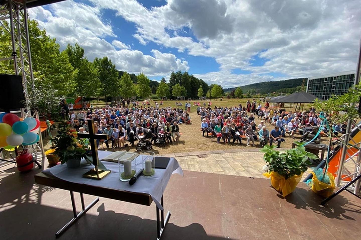 Tauffest im Viba-Park in Schmalkalden (Foto: Gebauer) 