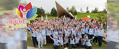 150 Ehrenamtliche haben während der 165 Tage Landesgartenschau am so genannten Himmelszelt in Fulda unermüdlichen Einsatz geleistet. Mit einem großen Abschlussfest wurde ihnen am Sonntag gedankt. (Foto: medio.tv/Schauderna)