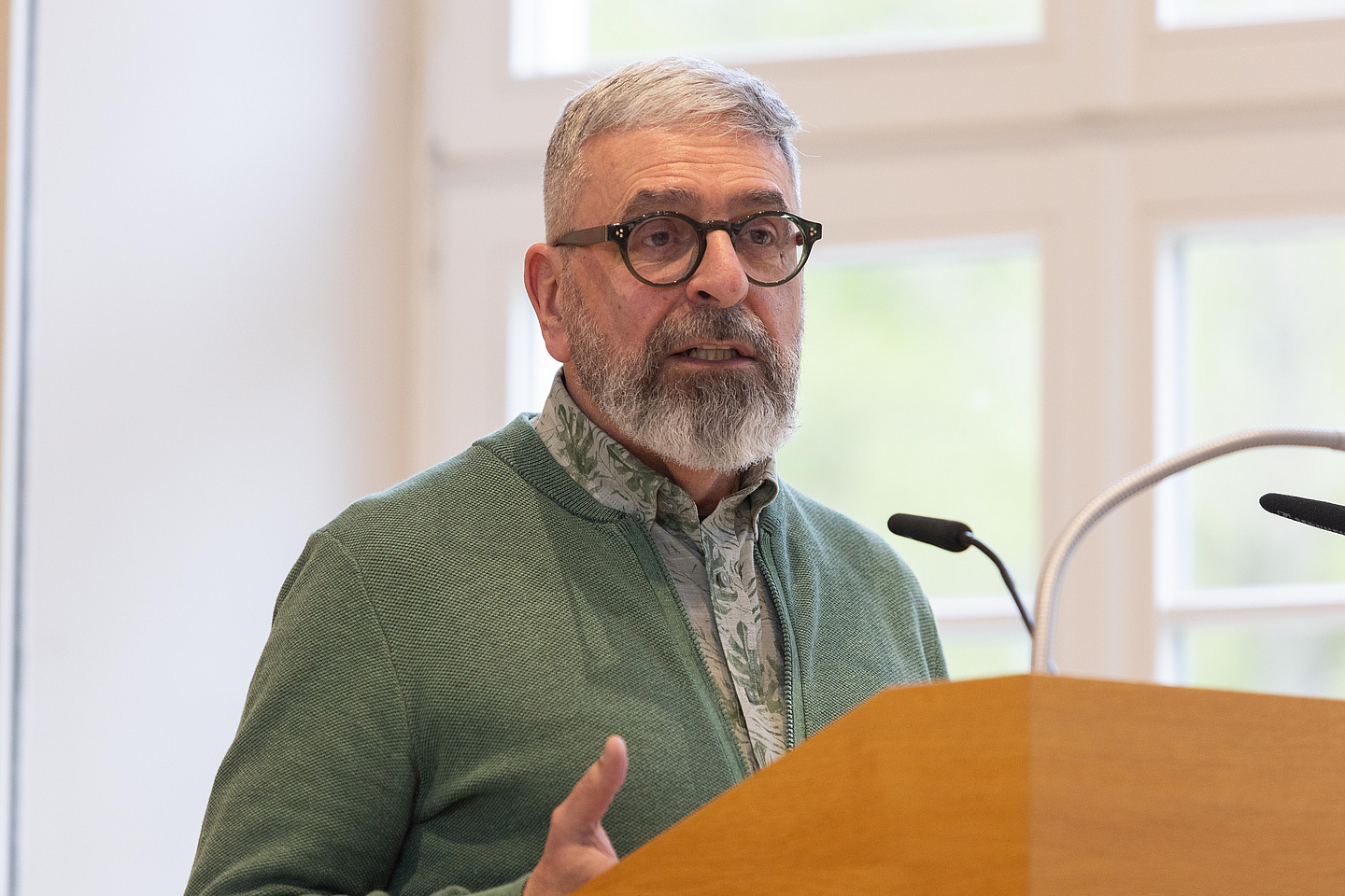 Berichtete der Synode, auch aus eigener Betroffenheit: Pfarrer Matthias Schwarz (Betroffenenvertretung im Beteiligungsforum Sexualisierte Gewalt in der EKD).
