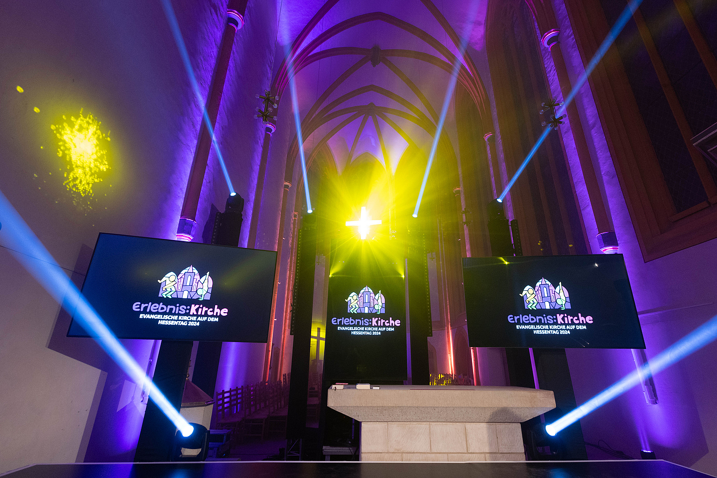 Bühneninszenierung in der Erlebnis:Kirche