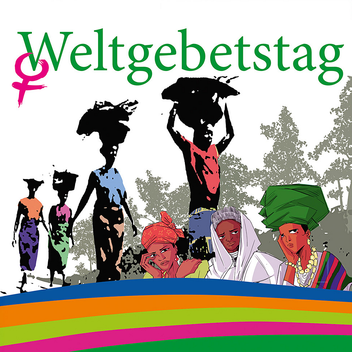 Titelbild zum Weltgebetstag 2026 mit Titel „Rest for the Weary“, Gift Amarachi Ottah