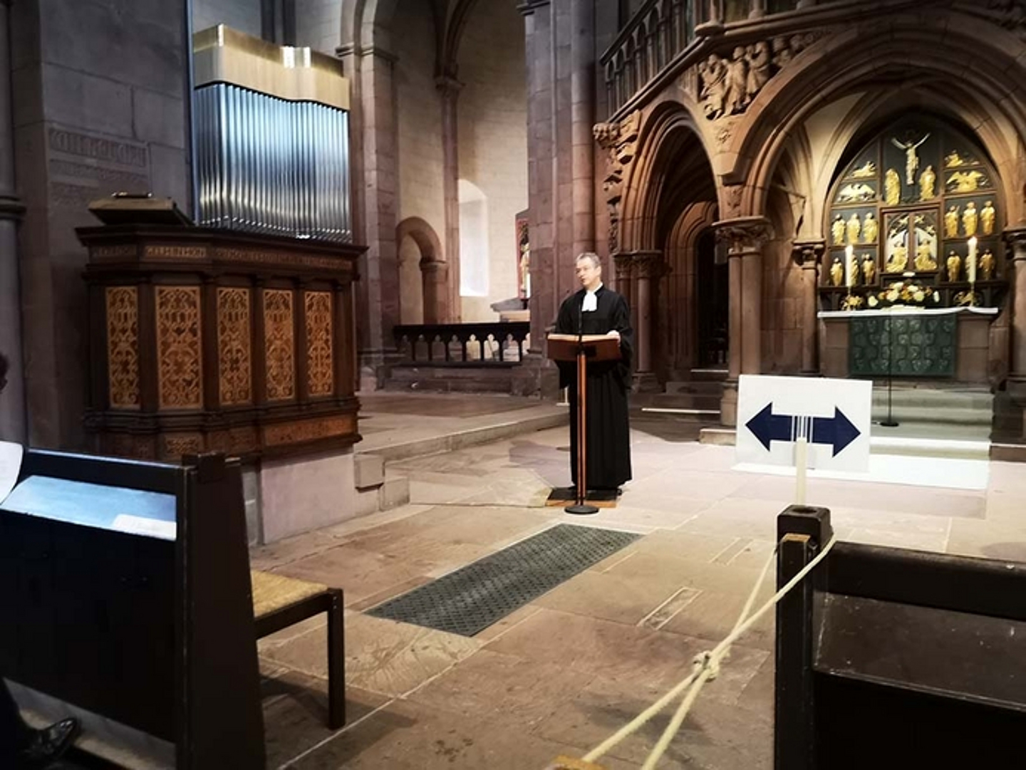 Am Eröffnungsgottesdienst der Aktion nahm auch Dekan Wilhelm Hammann vom Evangelischen Kirchenkreis Kinzigtal teil. (Foto: medio.tv/Schomburg)