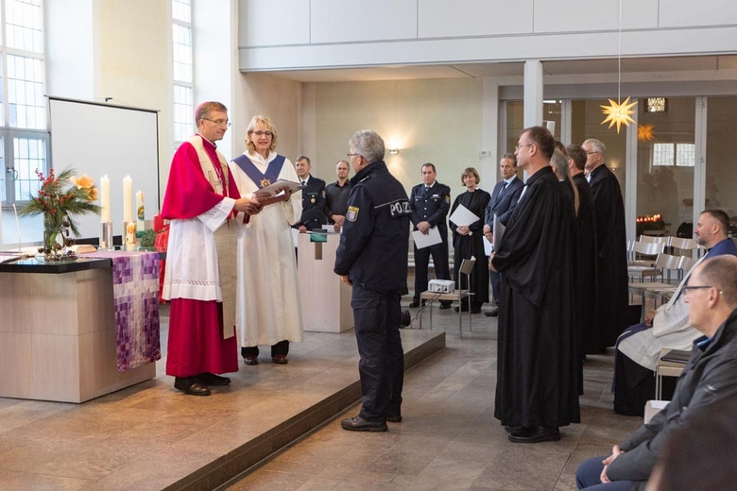 Ökumenischer Adventsgottesdienst der Polizeiseelsorge 2022