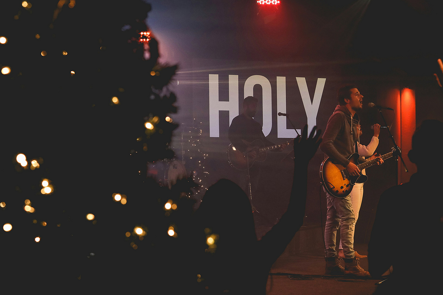 Unser Foto zeigt ein Konzert in weihnachtlicher Atmosphäre.