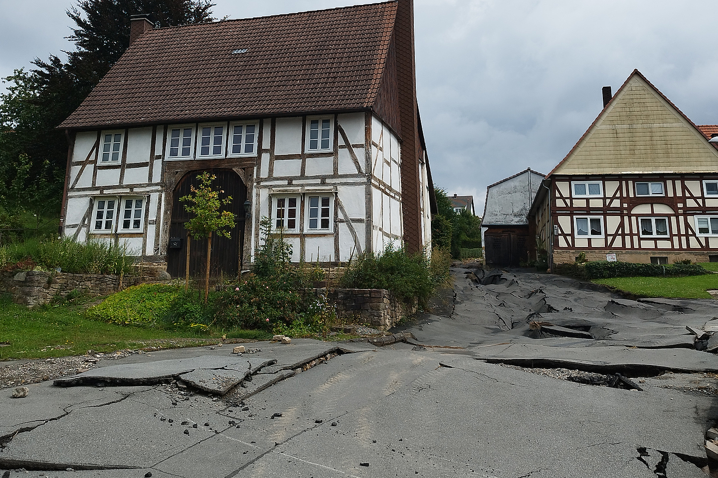 Das starke Unwetter der letzten Tage hinterließ auch erhebliche Spuren in Gottsbüren.