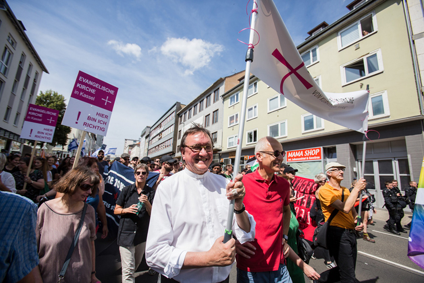 Kundgegbung und Demonstration "Kassel nimmt Platz! No Pasaran!"