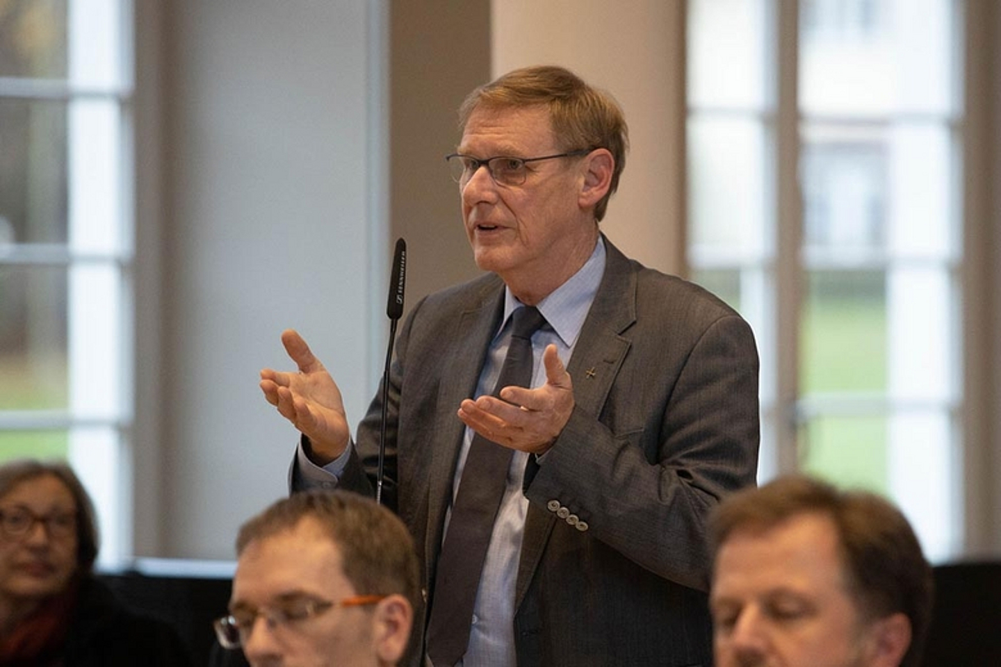 Bericht über die Finanzen - Herbsttagung der Landessynode 2019 der EKKW. Foto: medio.tv/Schauderna)