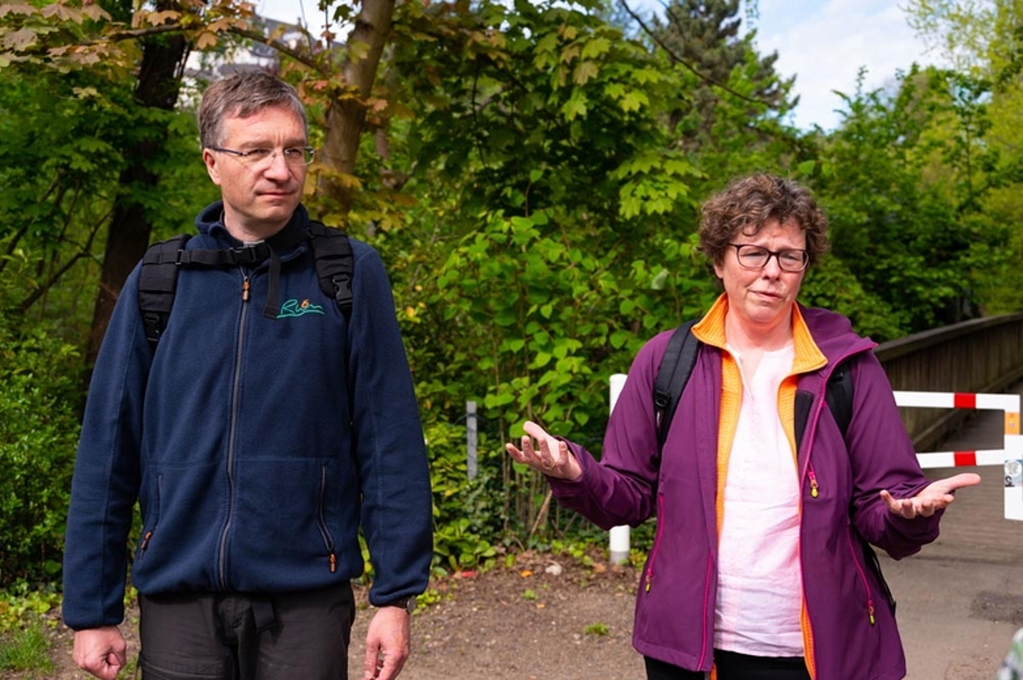 Impressionen vom Pilgerweg von Bischöfin Dr. Hofmann und Bischof Dr. Gerber am Pfingstmontag 2021 von Marburg nach Amöneburg. (Foto: medio.tv/Balzer) 