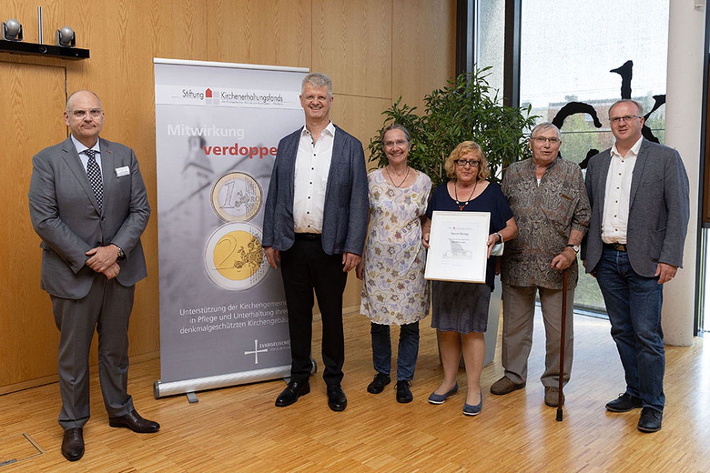 Ev. Kirchengemeinde in Bad Wildungen - Stiftung Kirchenerhaltungsfonds belohnt Einsatz für Kirchengebäude - Feierstunde am 28.6.22 in Kassel. (Foto: medio.tv/Schauderna)