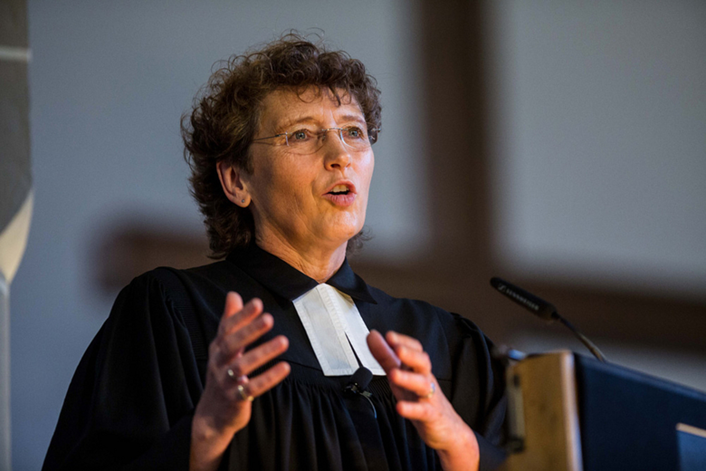 Vorstellungsgottesdienst mit Annegret Puttkammer, Kandidatin für das Bischofsamt in der EKKW, am 19.04.2019 in der Christuskirche in Kassel. (Foto: medio.tv/Socher)
