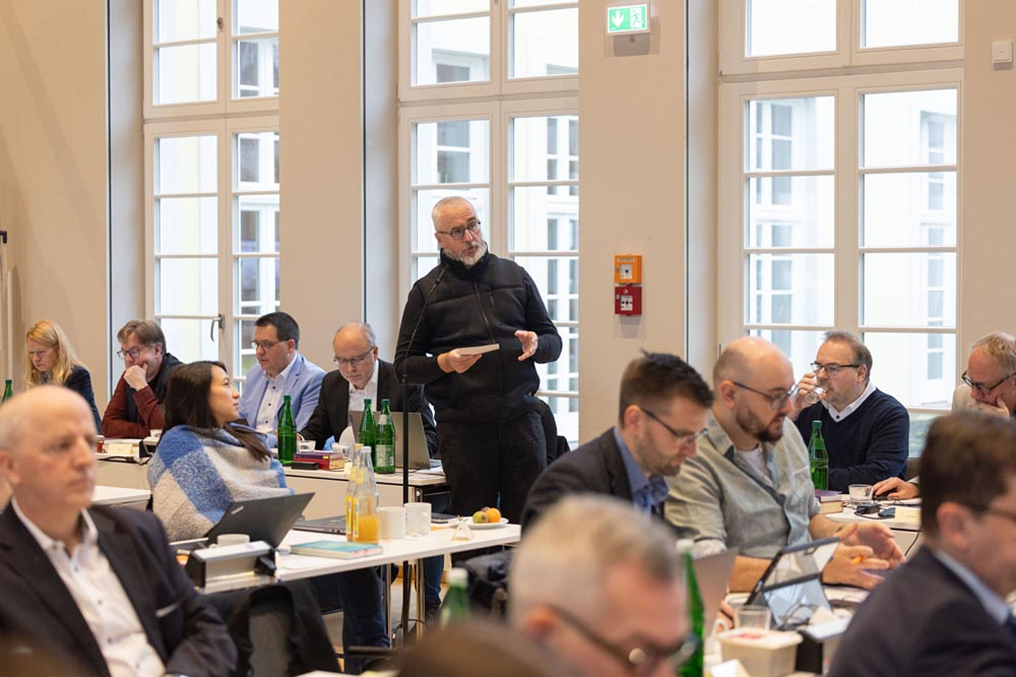 Aussprache zum Finanzbericht: Der Synodale Pfarrer Karsten Leischow