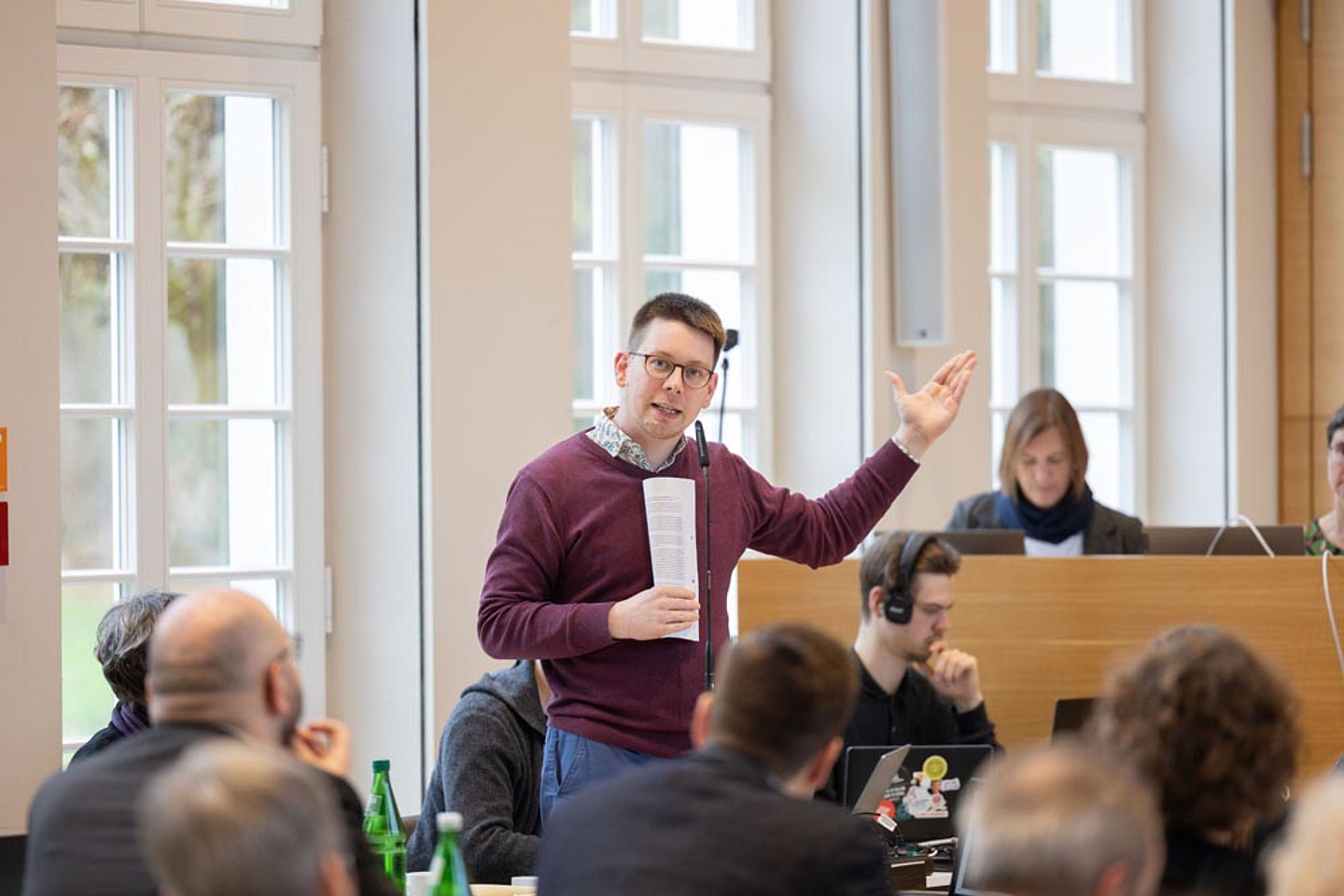 Der Synodale Lukas Kiepe - Erste Aussprache zum Bericht der Bischöfin