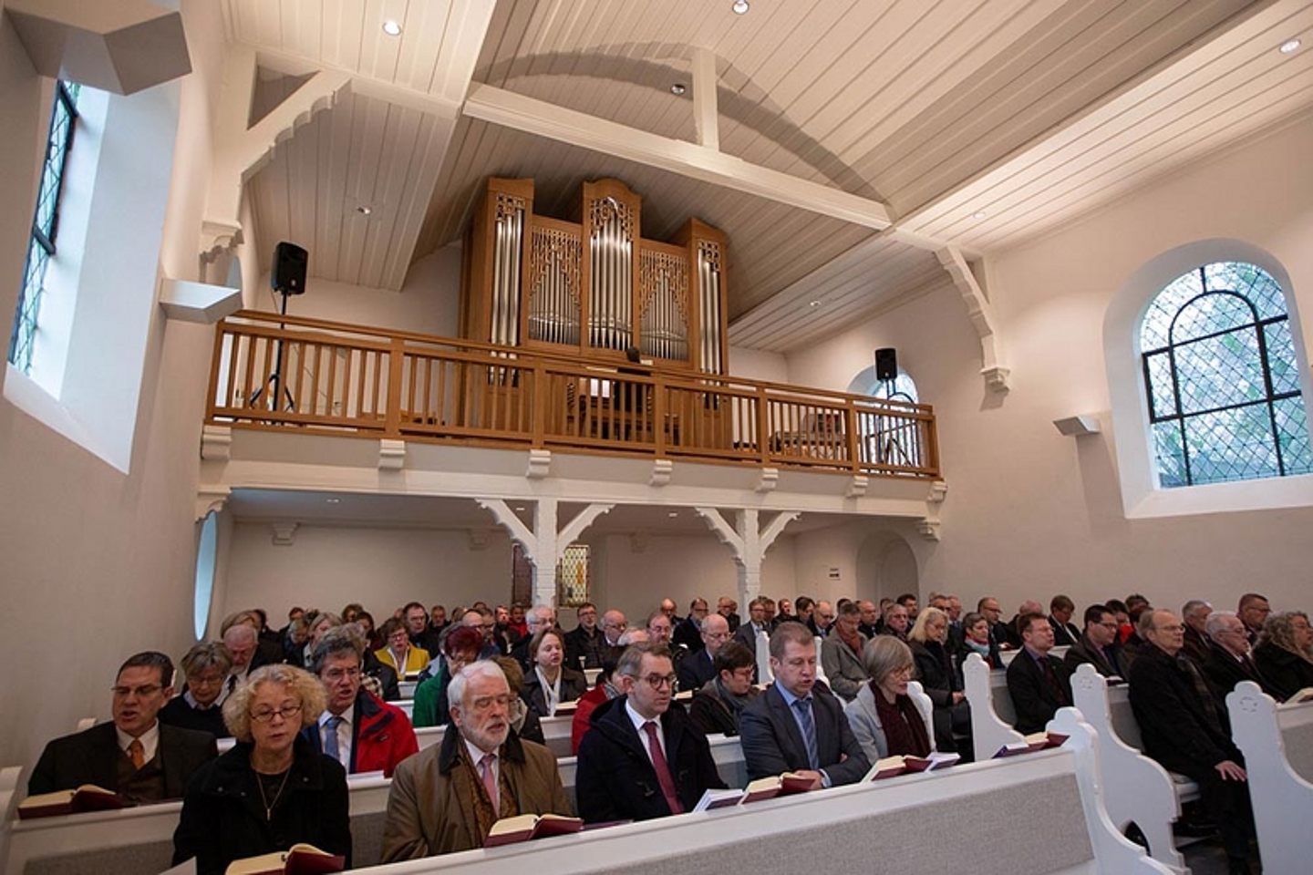 Gottesdienst zum Auftakt der Herbsttagung 2019 der Landessynode der Evangelischen Kirche von Kurhessen-Waldeck in der Brunnenkirche in Hofgeismar. (Foto: medio.tv/Schauderna)