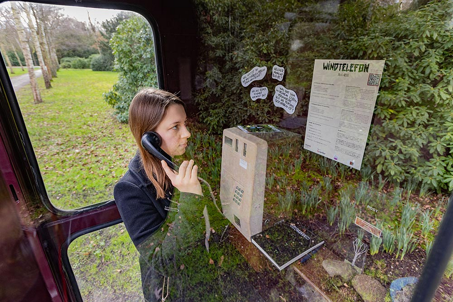 Das "Windtelefon" auf dem Kasseler Hauptfriedhof als Ort der Trauer und Erinnerung