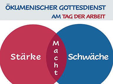 Das Foto zeigt das Motiv des Ankündigungsplakats des Gottesdienst mit dem Bibelvers