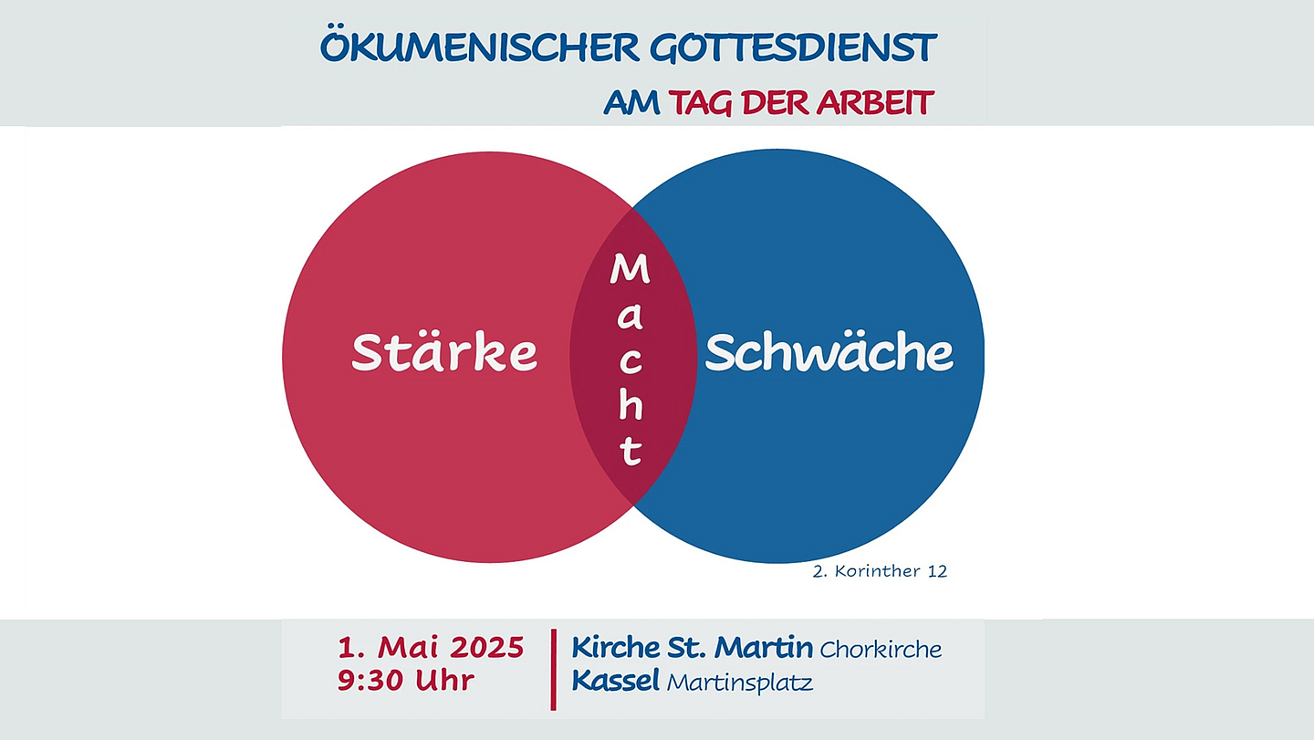 Das Foto zeigt das Motiv des Ankündigungsplakats des Gottesdienst mit dem Bibelvers