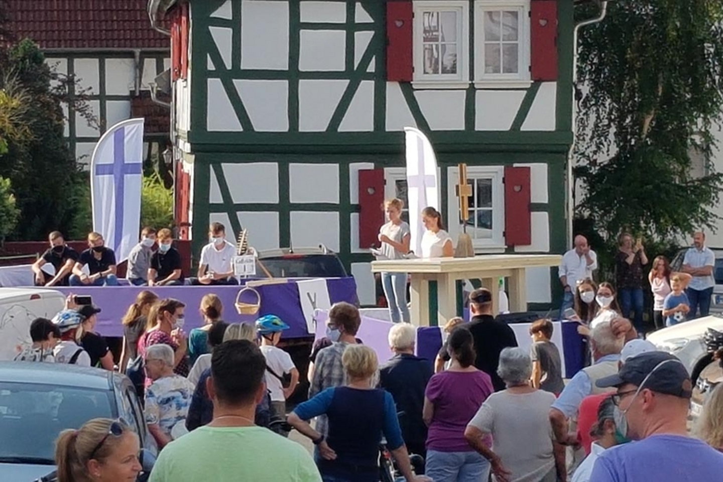Impressionen aus der Kirchengemeinde Markköbel - Hit-From-Heaven-Sonntag 2020 mit dem Song «An guten Tagen» von Johannes Oerding. (Foto: medio.tv)