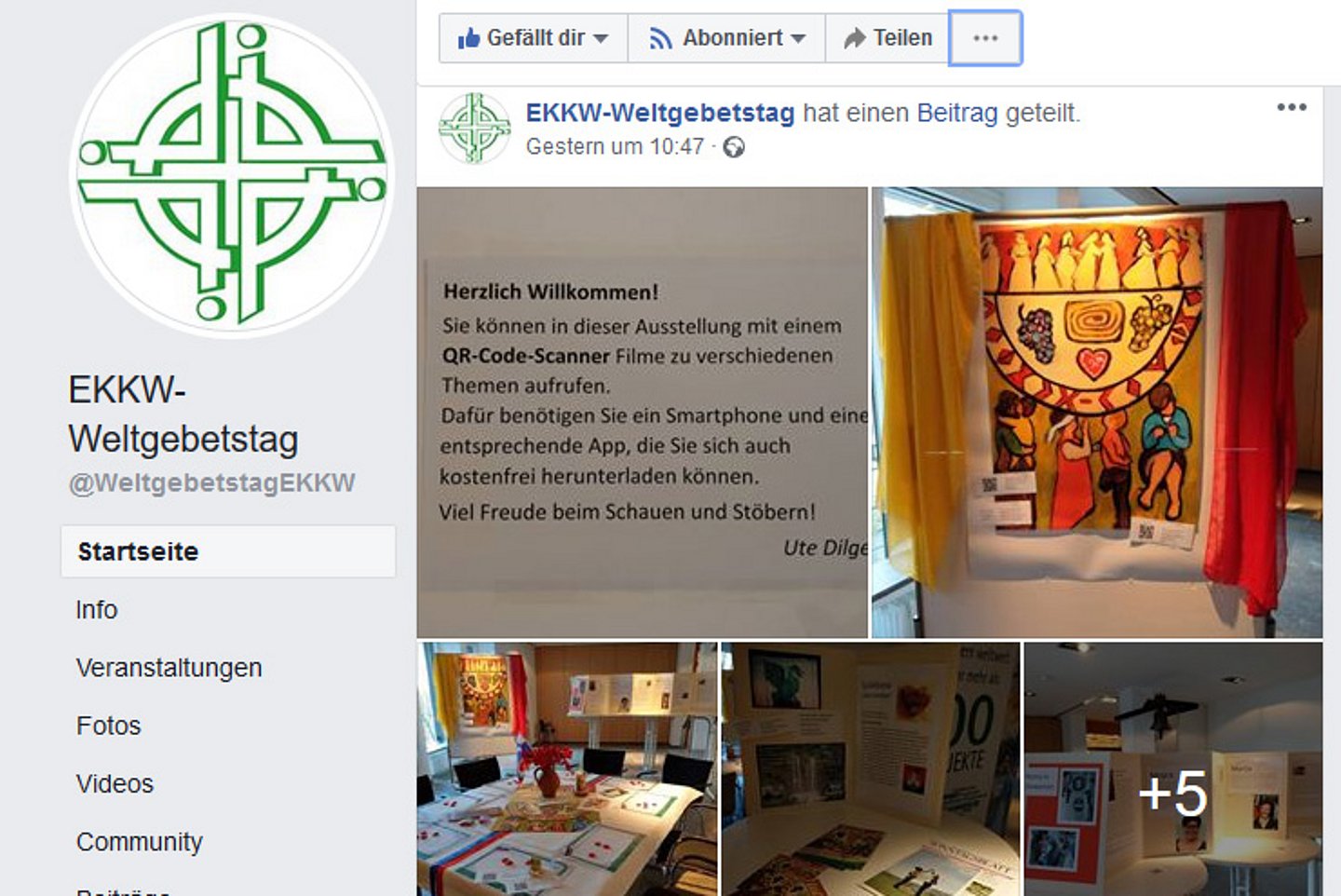 Screenshot von der Fanseite der Kampagne #occupyheaven auf Facebook.