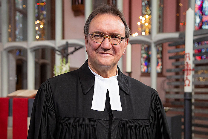 Bischofswechsel in der EKKW Bischof i.R. Dr. Hein (Foto: medio.tv/Schauderna)