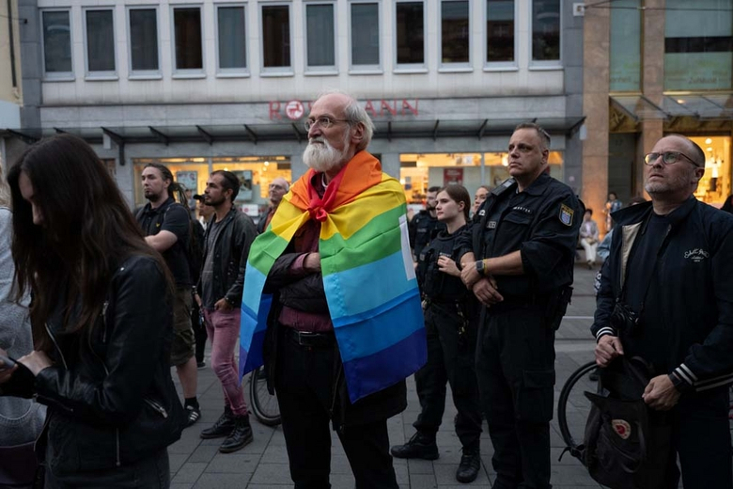 Kundgebung Solidarität mit Israel Rathaus Kassel 2023