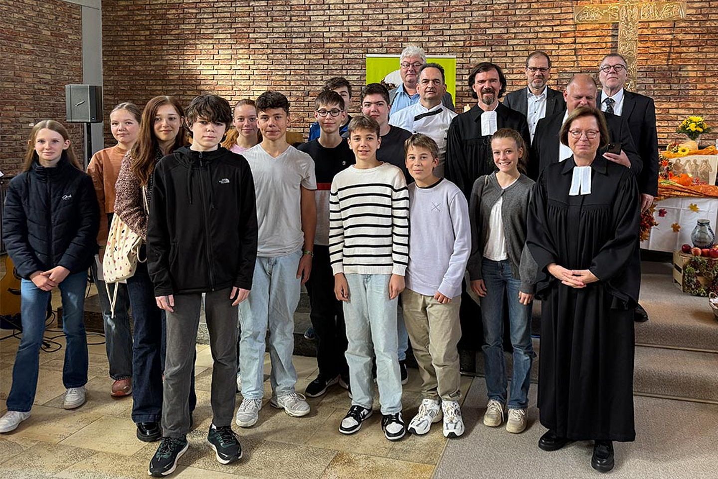 Die Beteiligten am Eröffnungsgottesdienst der Aktion