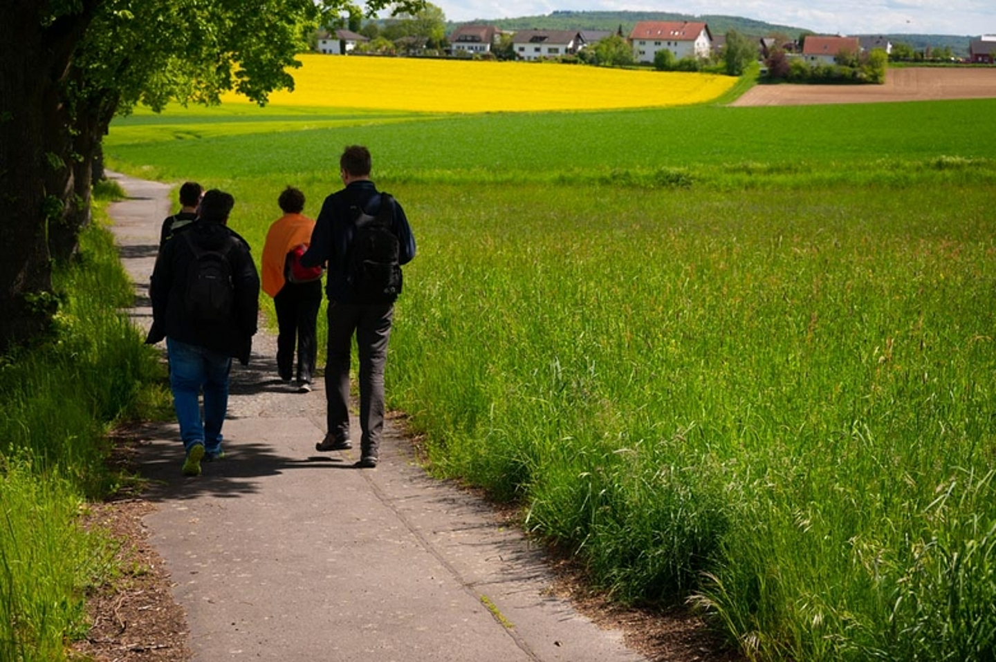Impressionen vom Pilgerweg von Bischöfin Dr. Hofmann und Bischof Dr. Gerber am Pfingstmontag 2021 von Marburg nach Amöneburg. (Foto: medio.tv/Balzer) 