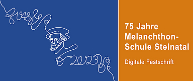 Mit einem ausgefallenen Logo bewarb die Schule ihre Jubiläumsaktivitäten. Es ziert jetzt auch die Internetseite mit der Festschrift. 