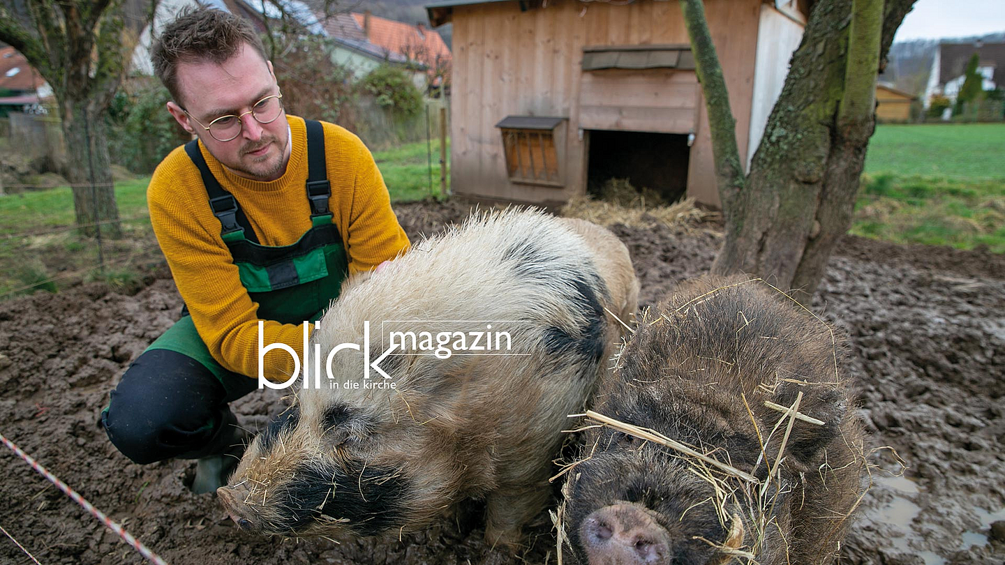 Rick Schaphöler hat Mini-Schweine und sagt, man könne viel von Tieren lernen
