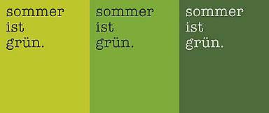 Die Reihe bietet vielfältig Inhalte. Und auch das Motto passt sich optisch an die unterschiedlichen Phasen des Sommers an. (Motiv: einzigkartig - werbung + design)
