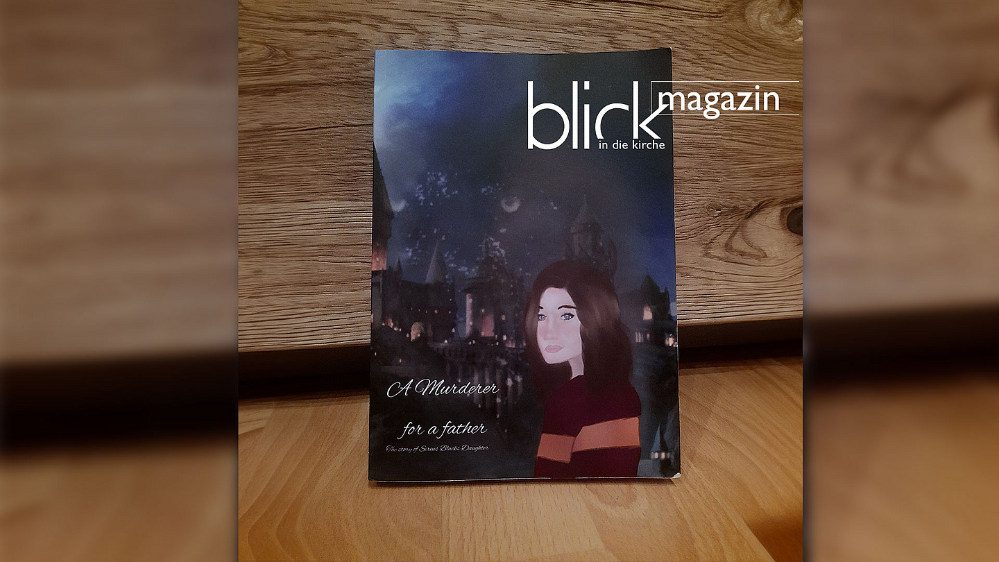 Das allererstes Buch von Larissa Kötting als Erinnerungsstück: «A Murderer for a Father».