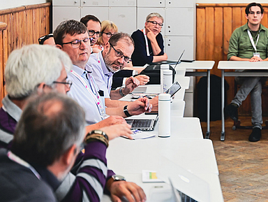 Dr. Diethelm Meißner, Dezernent für Diakonie und Ökumene der EKKW, während der Tagung im rumänischen Sibiu.