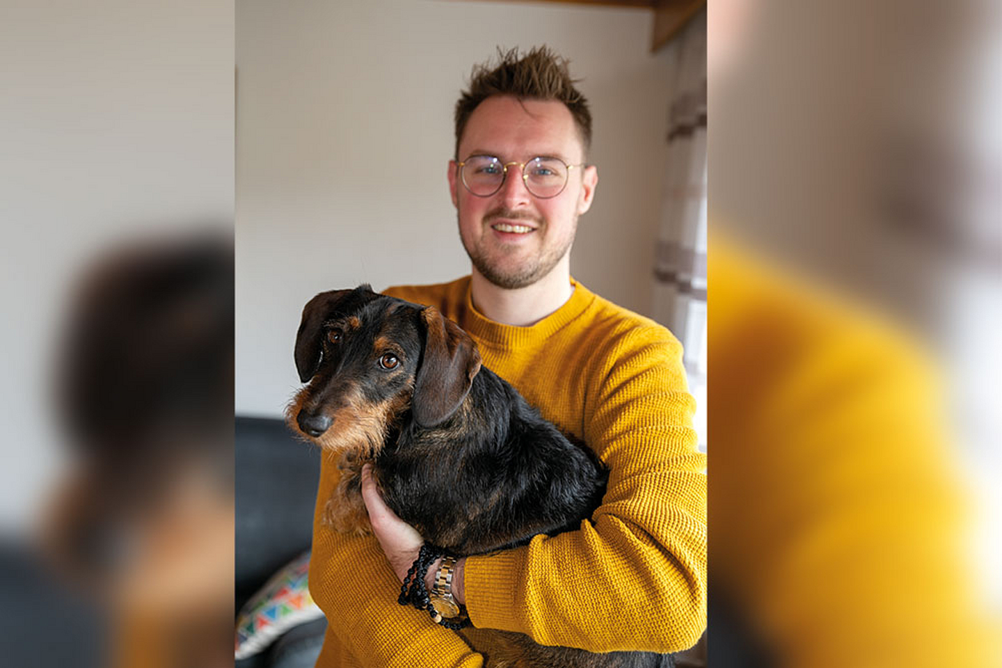 Bei Stress ist Dackel Käthe ein gutes Gegenmittel