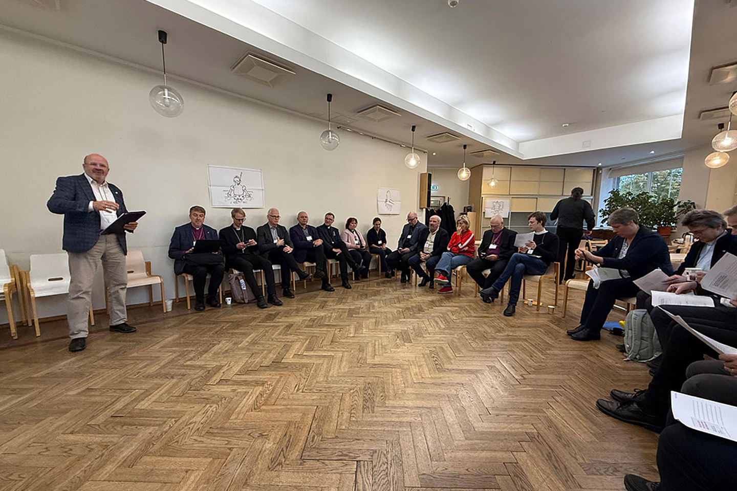 Konsultation der EKKW-Delegation mit Personen der estnischen Partnerpropsteien und der EELK-Kirchenleitung Konsultation der EKKW-Delegation mit Personen der estnischen Partnerpropsteien und der EELK-Kirchenleitung