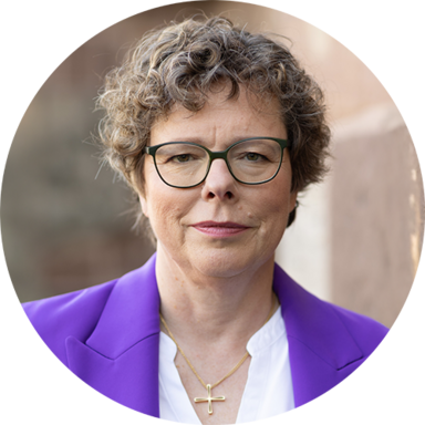 Portraitfoto von Bischöfin Dr. Beate Hofmann Portraitfoto von Bischöfin Dr. Beate Hofmann