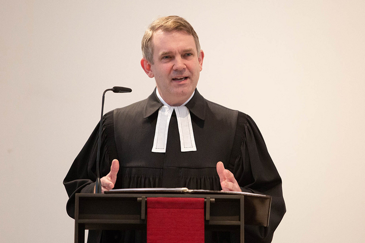 Predigte im Eröffnungsgottesdienst: Dr. Volker Mantey, Mitglied des Synodalvorstands. 