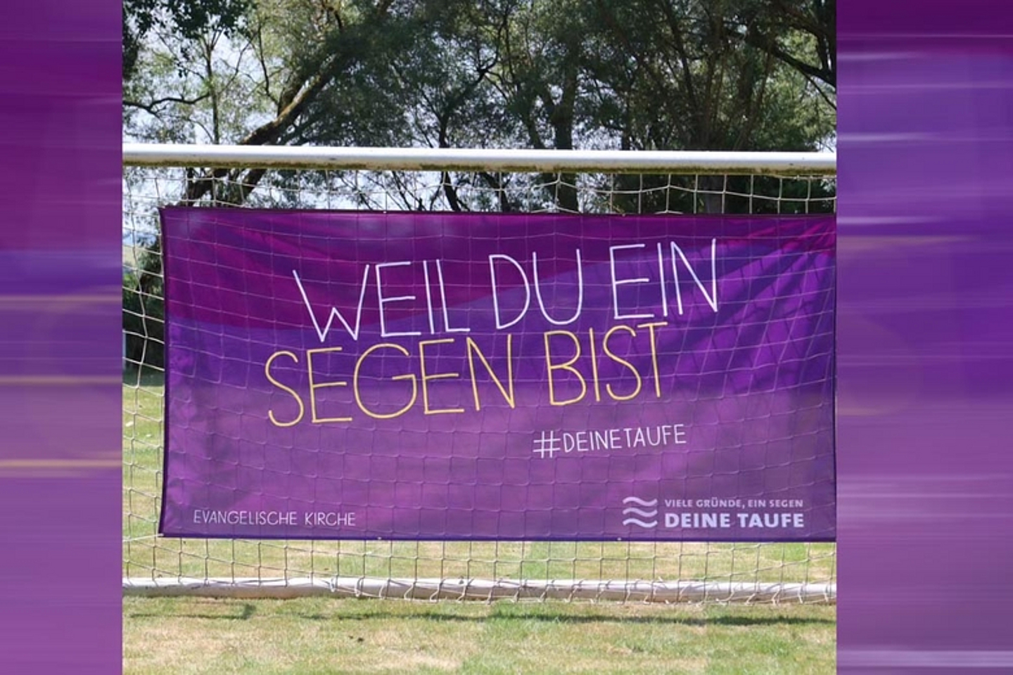 Tauffest und Tauferinnerung an der Efze in Unshausen. (Foto-Quelle: Pfarrerin Sabine Koch) 