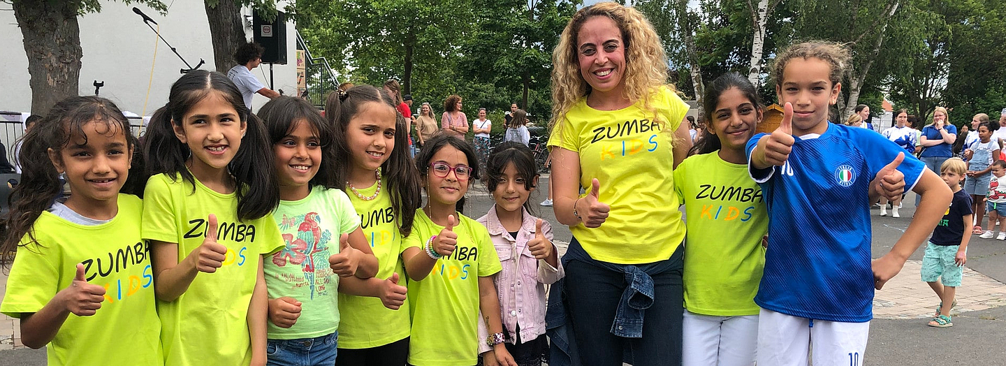 Zumba-Kinder-Tanzgruppe an der Lutherkirche Fulda