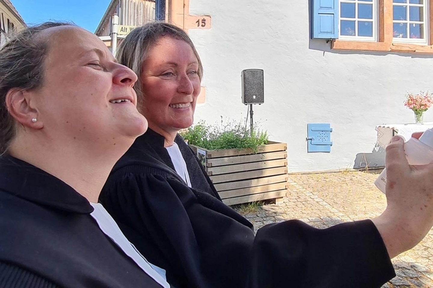 Tauffest des Kirchenkreises Hanau am Partnerschaftsbrunnen in Wachenbuchen. (Foto: foto_goebel.de)
