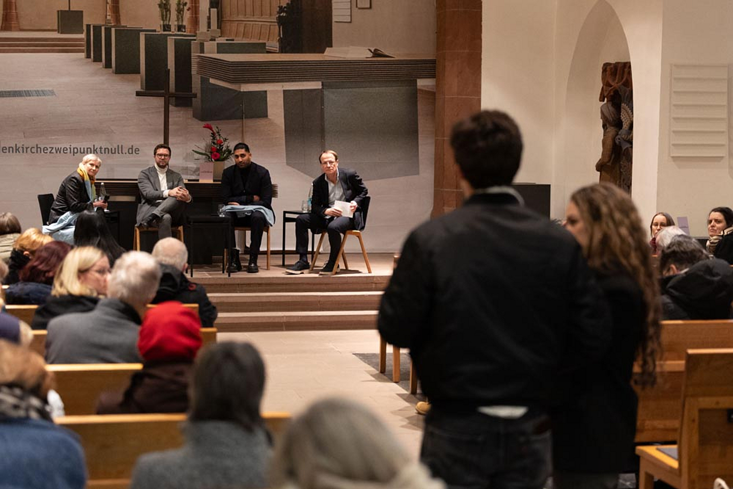 Im zweiten Teil des Gesprächs konnten Besucherinnen und Besucher den Podiumsteilnehmenden Fragen stellen.