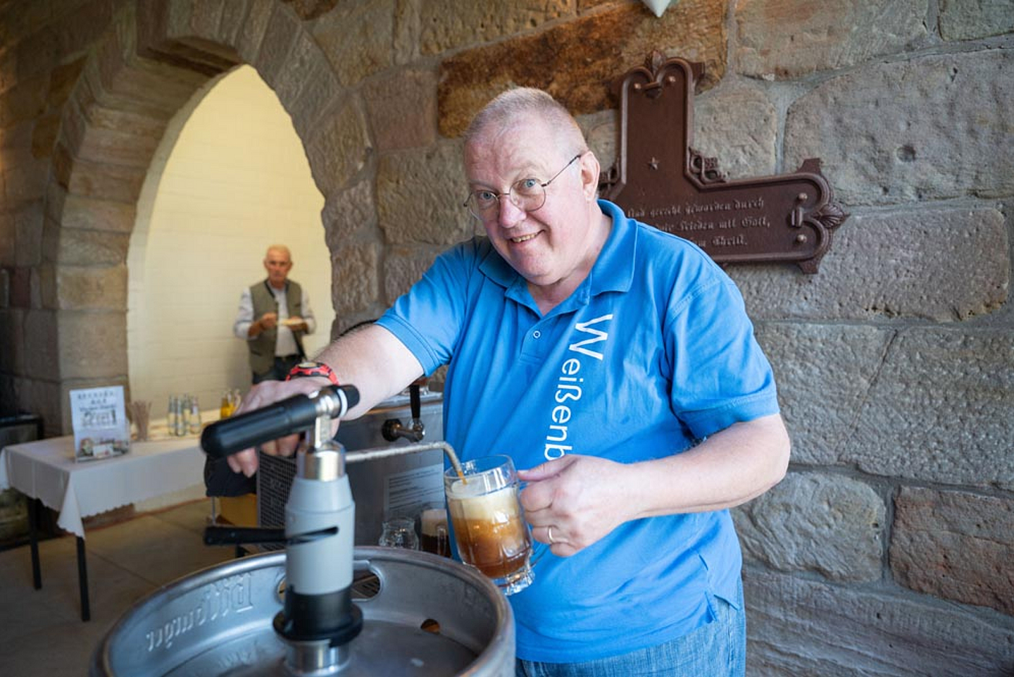 Auf dem Fest gab es auch extra gebrautes Bier von Dietrich Hasselhorn.