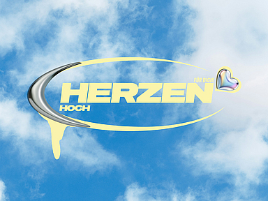 Unser Foto zeigt das Logo der Aktion vor einem Himmel mit freundlichen Wolken. 